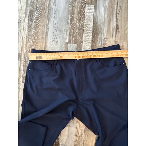FootJoy FJ Athletic Performance Golf Pants Size 38 x 34 Mens 5 Pocket Style Blue - Picture 9 of 10